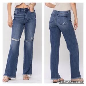 Judy Blue High Waist Straight Leg Jeans Size 16W